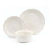 Cowgirl Lace 12-Piece Dinnerware Set, Linen