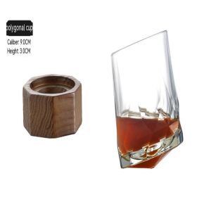 Shake Whiskey Glass Handmade (Option: set)